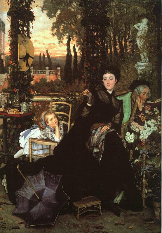 James Tissot Une Veuve  (A Widow) oil painting image